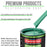 Light Aqua - LOW VOC Urethane Basecoat with Premium Clearcoat Auto Paint - Complete Slow Gallon Paint Kit - Professional High Gloss Automotive Coating