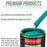 Deep Aqua - LOW VOC Urethane Basecoat Auto Paint - Gallon Paint Color Only - Professional High Gloss Automotive, Car, Truck Refinish Coating