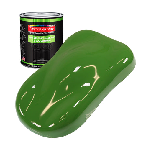 Deere Green - LOW VOC Urethane Basecoat Auto Paint - Quart Paint Color Only - Professional High Gloss Automotive Coating