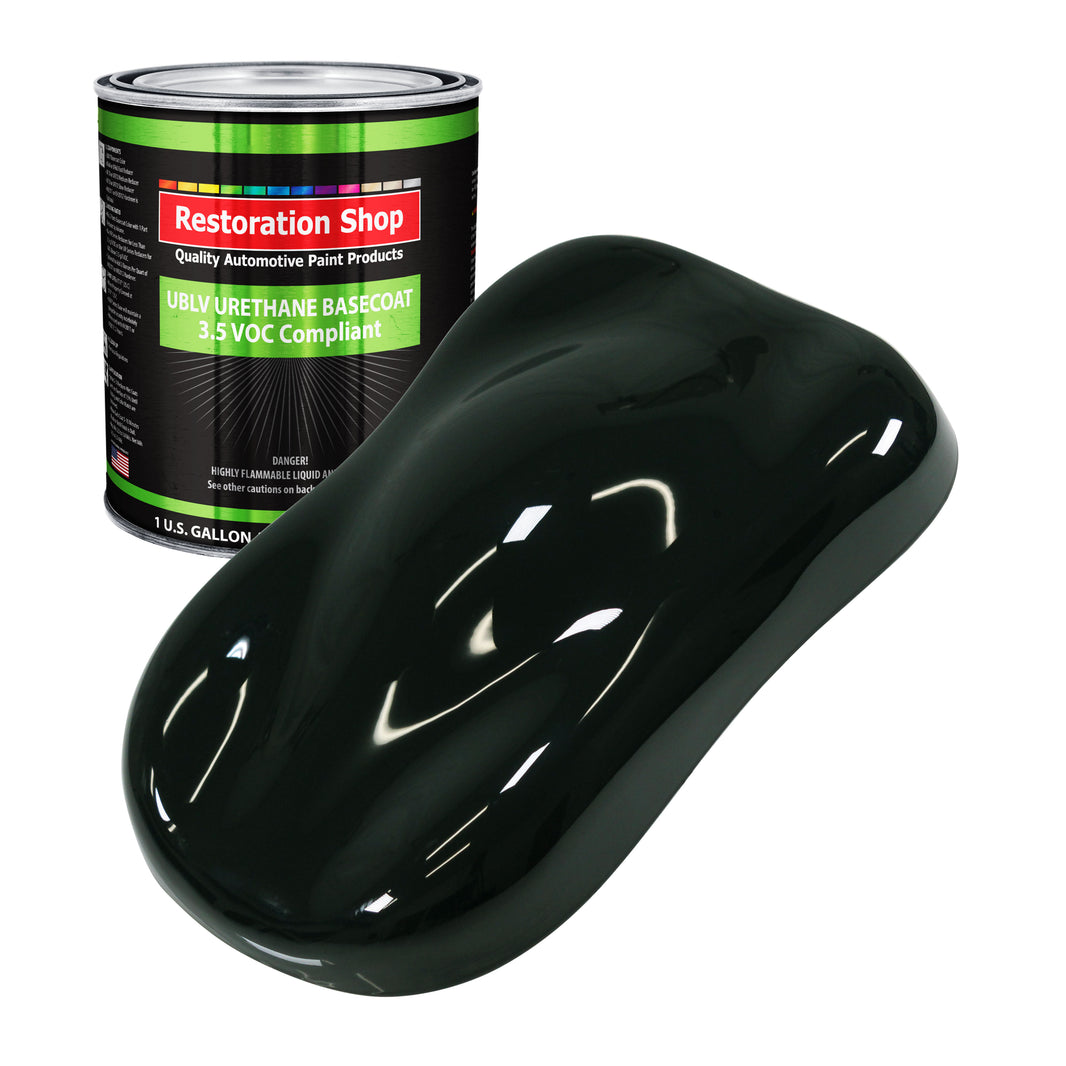 Rock Moss Green - LOW VOC Urethane Basecoat Auto Paint - Gallon Paint Color Only - Professional High Gloss Automotive, Car, Truck Refinish Coating