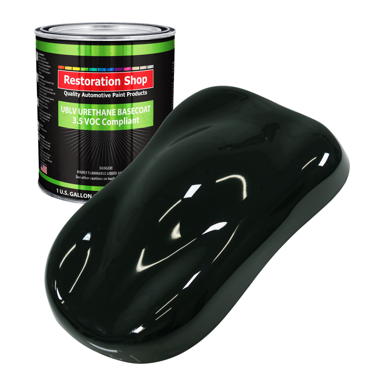Urethane Basecoat Paint Low VOC - Rock Moss Green