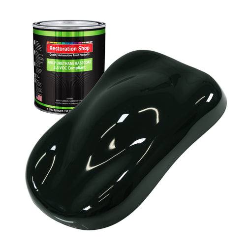 Rock Moss Green - LOW VOC Urethane Basecoat Auto Paint - Quart Paint Color Only - Professional High Gloss Automotive Coating
