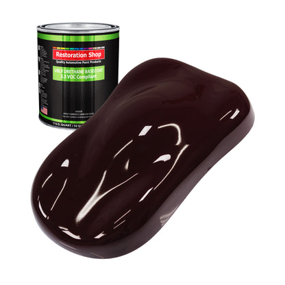 Royal Maroon - LOW VOC Urethane Basecoat Auto Paint - Quart Paint Color Only - Professional High Gloss Automotive Coating