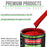 Rally Red - LOW VOC Urethane Basecoat Auto Paint - Quart Paint Color Only - Professional High Gloss Automotive Coating