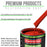 Reptile Red - LOW VOC Urethane Basecoat with Premium Clearcoat Auto Paint - Complete Medium Gallon Paint Kit - Professional Gloss Automotive Coating