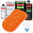 California Orange - LOW VOC Urethane Basecoat with European Clearcoat Auto Paint - Complete Quart Paint Color Kit - Automotive Coating