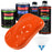 Hugger Orange - LOW VOC Urethane Basecoat with Clearcoat Auto Paint - Complete Medium Quart Paint Kit - Professional High Gloss Automotive Coating