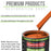 Sunset Orange - LOW VOC Urethane Basecoat Auto Paint - Quart Paint Color Only - Professional High Gloss Automotive Coating