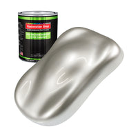 Sterling Silver Metallic - LOW VOC Urethane Basecoat Auto Paint - Quart Paint Color Only - Professional High Gloss Automotive Coating