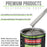 Titanium Gray Metallic - LOW VOC Urethane Basecoat with Clearcoat Auto Paint (Complete Medium Gallon Paint Kit) Professional Gloss Automotive Coating