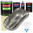 Graphite Gray Metallic - LOW VOC Urethane Basecoat with Clearcoat Auto Paint - Complete Slow Gallon Paint Kit - Professional Gloss Automotive Coating