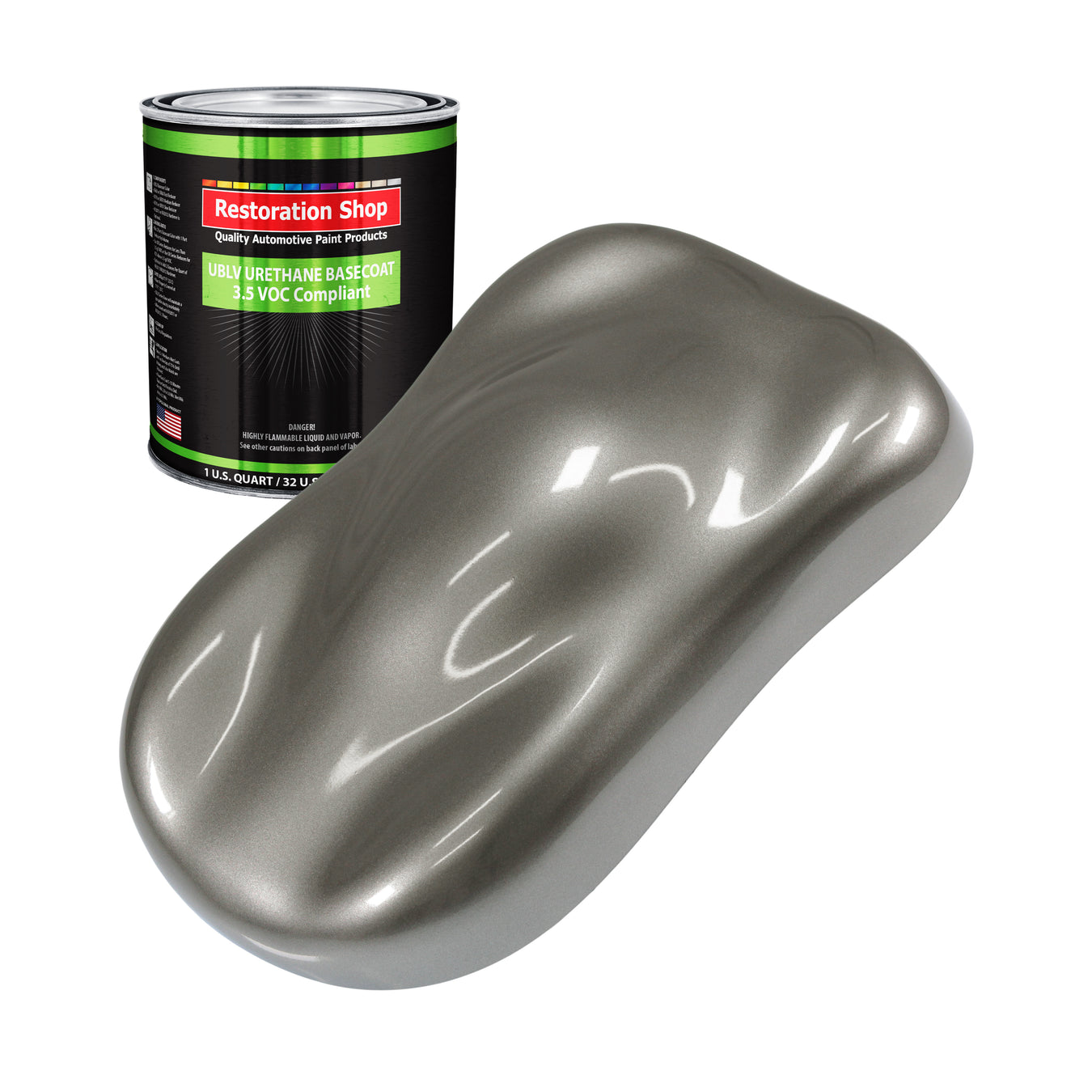 Urethane Basecoat Paint Low VOC - Graphite Gray Metallic