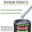 Cool Gray Metallic - LOW VOC Urethane Basecoat with Clearcoat Auto Paint (Complete Medium Gallon Paint Kit) Professional High Gloss Automotive Coating