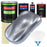 Cool Gray Metallic - LOW VOC Urethane Basecoat with Clearcoat Auto Paint (Complete Medium Gallon Paint Kit) Professional High Gloss Automotive Coating
