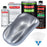 Cool Gray Metallic - LOW VOC Urethane Basecoat with European Clearcoat Auto Paint - Complete Quart Paint Color Kit - Automotive Coating