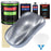 Cool Gray Metallic - LOW VOC Urethane Basecoat with Clearcoat Auto Paint - Complete Slow Gallon Paint Kit - Professional High Gloss Automotive Coating