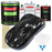 Black Sparkle Metallic - LOW VOC Urethane Basecoat with European Clearcoat Auto Paint - Complete Gallon Paint Color Kit - Automotive Coating