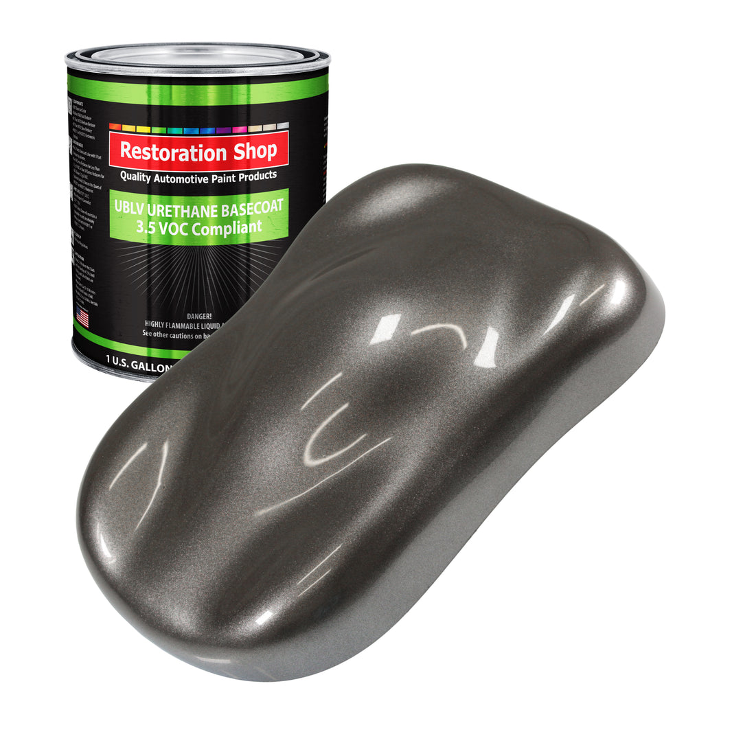 Tunnel Ram Gray Metallic - LOW VOC Urethane Basecoat Auto Paint - Gallon Paint Color Only - Professional Gloss Automotive Car Truck Refinish Coating