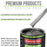 Chop Top Silver Metallic - LOW VOC Urethane Basecoat with Clearcoat Auto Paint - Complete Medium Gallon Paint Kit - Professional Automotive Coating