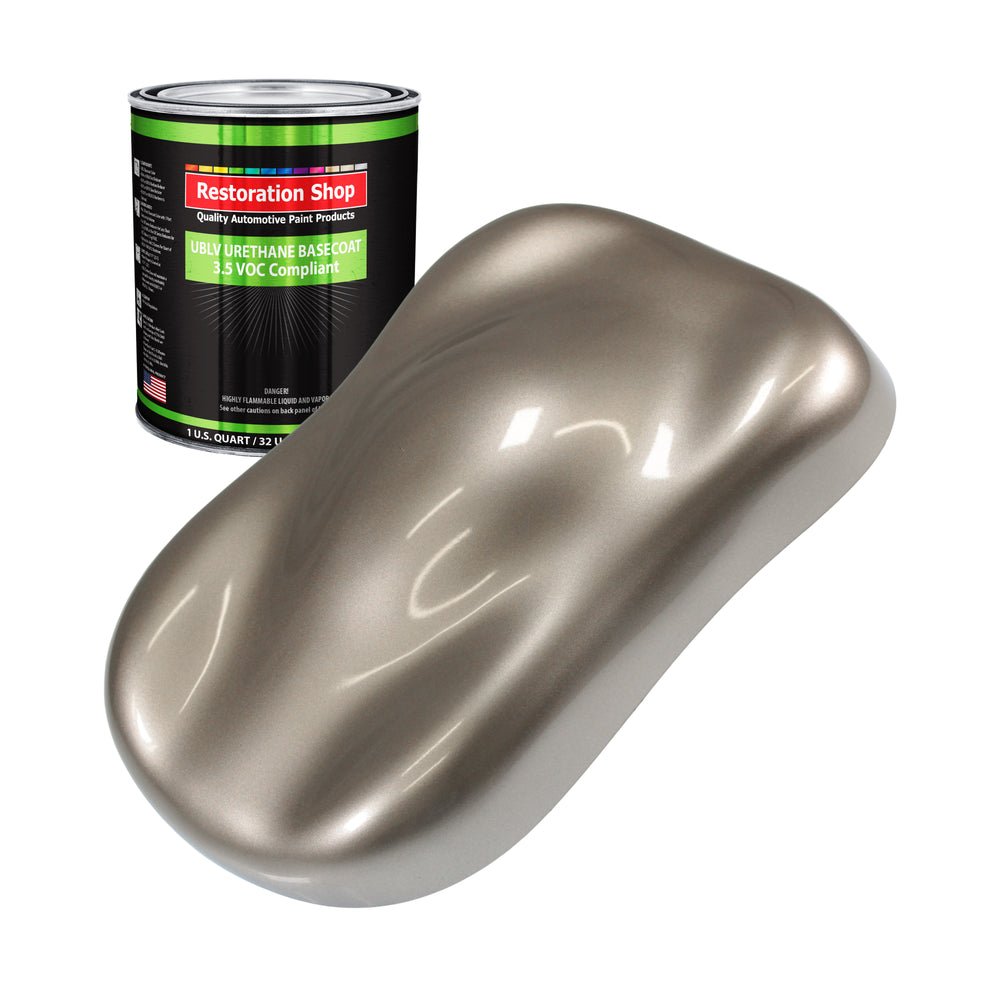 Arizona Bronze Metallic - LOW VOC Urethane Basecoat Auto Paint - Quart Paint Color Only - Professional High Gloss Automotive Coating