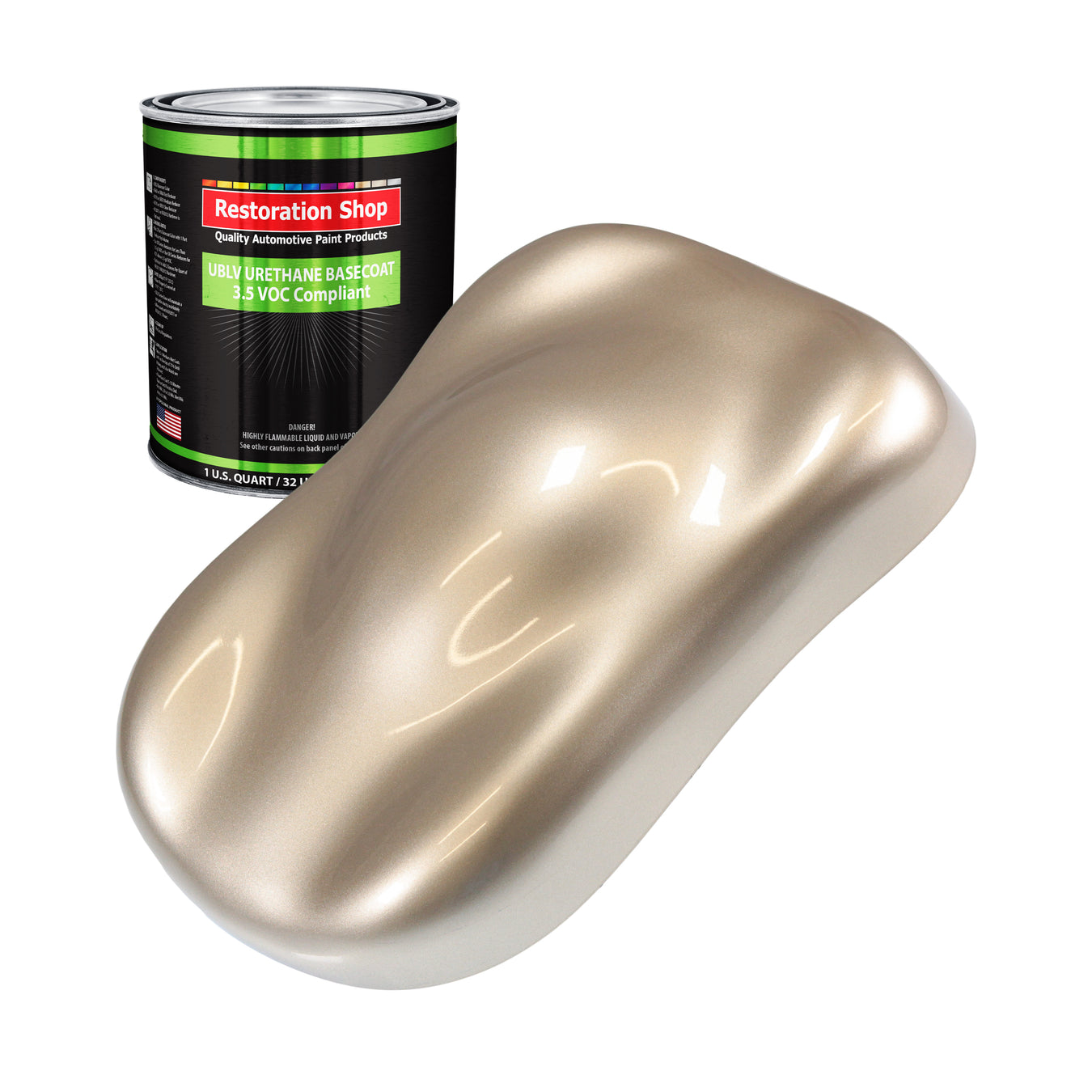 Urethane Basecoat Paint Low VOC - Cashmere Gold Metallic