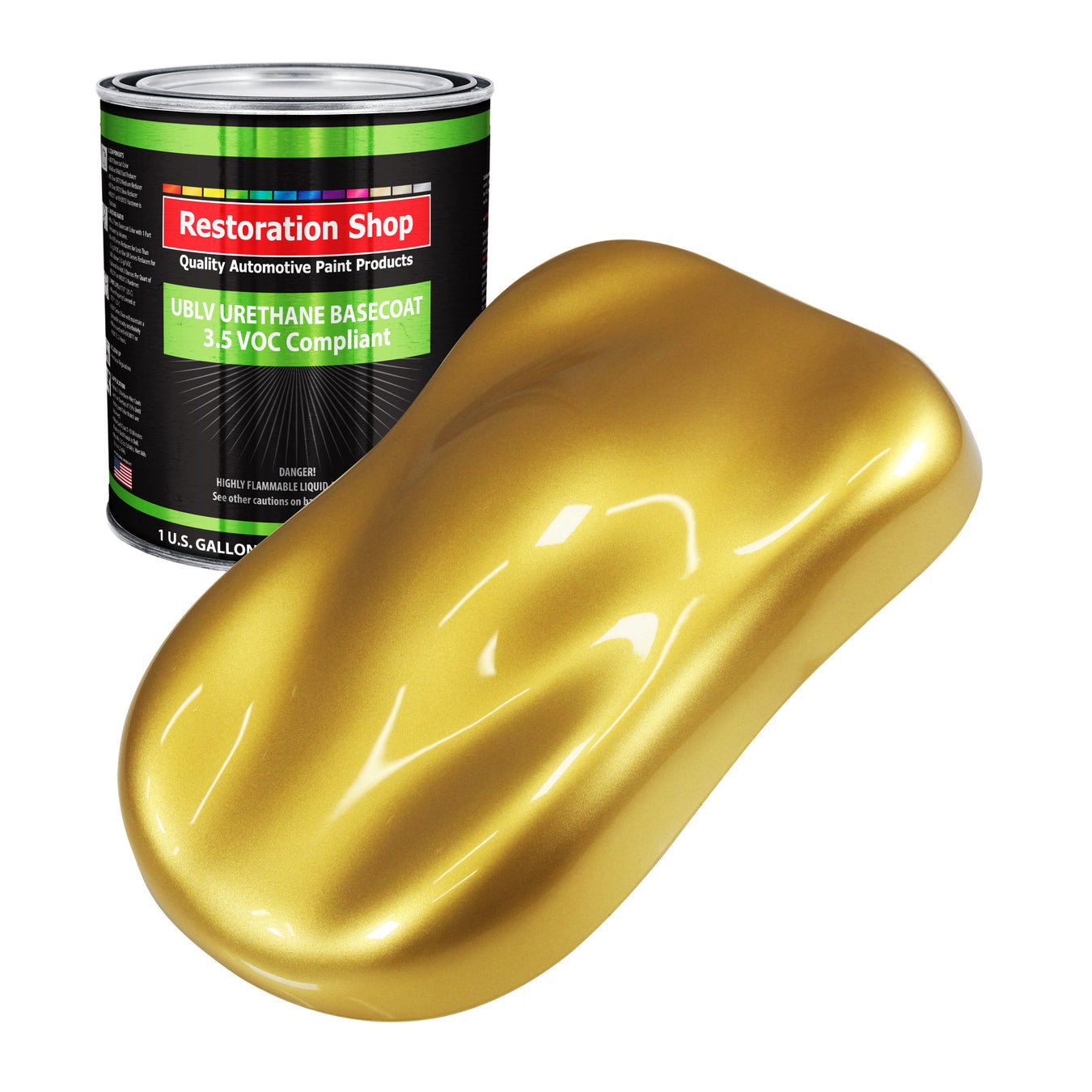 Urethane Basecoat Paint Low VOC - Anniversary Gold Metallic