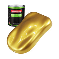 Anniversary Gold Metallic - LOW VOC Urethane Basecoat Auto Paint - Quart Paint Color Only - Professional High Gloss Automotive Coating