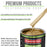 Autumn Gold Metallic - LOW VOC Urethane Basecoat with Clearcoat Auto Paint - Complete Medium Gallon Paint Kit - Professional Gloss Automotive Coating