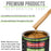 Sunburst Orange Metallic - LOW VOC Urethane Basecoat with Premium Clearcoat Auto Paint - Complete Medium Gallon Paint Kit - Pro Automotive Coating
