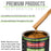 Atomic Orange Pearl - LOW VOC Urethane Basecoat with Clearcoat Auto Paint (Complete Slow Gallon Paint Kit) Professional High Gloss Automotive Coating