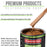 Malibu Sunset Orange Metallic - LOW VOC Urethane Basecoat with Premium Clearcoat Auto Paint - Complete Fast Gallon Paint Kit - Pro Automotive Coating