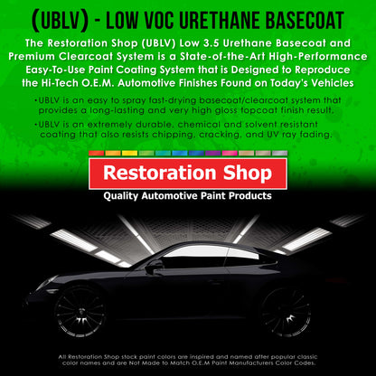 Mocha Frost Metallic - LOW VOC Urethane Basecoat Auto Paint - Gallon Paint Color Only - Professional High Gloss Automotive Car Truck Refinish Coating