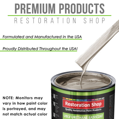 Mocha Frost Metallic - LOW VOC Urethane Basecoat Auto Paint - Gallon Paint Color Only - Professional High Gloss Automotive Car Truck Refinish Coating