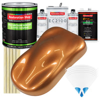 Ginger Metallic - LOW VOC Urethane Basecoat with European Clearcoat Auto Paint - Complete Gallon Paint Color Kit - Automotive Coating