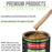 Ginger Metallic - LOW VOC Urethane Basecoat with Clearcoat Auto Paint - Complete Medium Quart Paint Kit - Professional High Gloss Automotive Coating