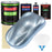 Glacier Blue Metallic - LOW VOC Urethane Basecoat with Clearcoat Auto Paint - Complete Medium Gallon Paint Kit - Professional Gloss Automotive Coating