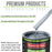 Glacier Blue Metallic - LOW VOC Urethane Basecoat with Premium Clearcoat Auto Paint - Complete Slow Gallon Paint Kit - Professional Automotive Coating