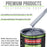 Sonic Blue Metallic - LOW VOC Urethane Basecoat with Clearcoat Auto Paint (Complete Slow Gallon Paint Kit) Professional High Gloss Automotive Coating