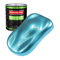 Azure Blue Metallic - LOW VOC Urethane Basecoat Auto Paint - Gallon Paint Color Only - Professional High Gloss Automotive, Car, Truck Refinish Coating