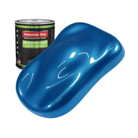 Viper Blue Metallic - LOW VOC Urethane Basecoat Auto Paint - Quart Paint Color Only - Professional High Gloss Automotive Coating