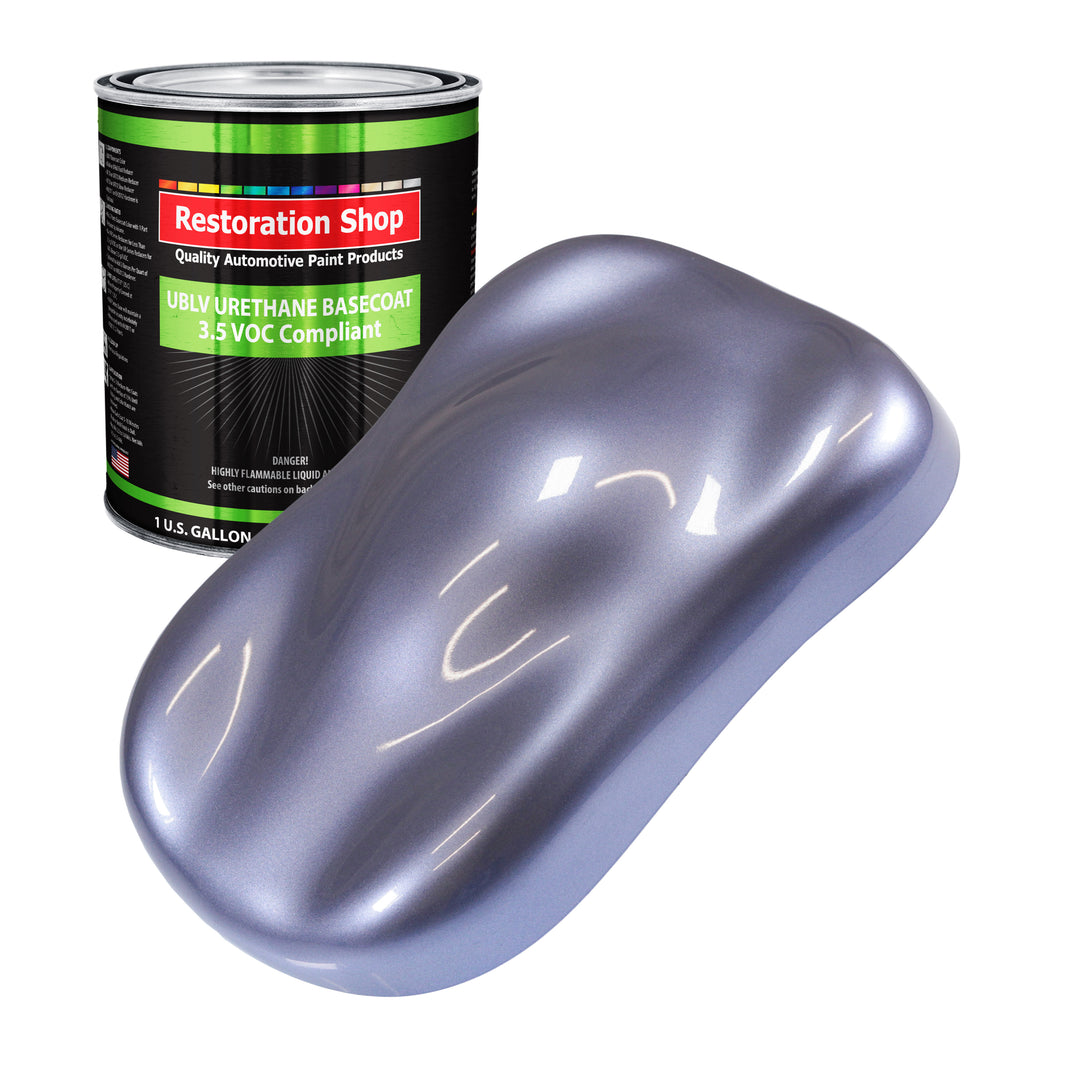 Astro Blue Metallic - LOW VOC Urethane Basecoat Auto Paint - Gallon Paint Color Only - Professional High Gloss Automotive, Car, Truck Refinish Coating
