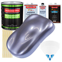 Astro Blue Metallic - LOW VOC Urethane Basecoat with Premium Clearcoat Auto Paint - Complete Slow Gallon Paint Kit - Professional Automotive Coating
