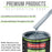 Ice Blue Metallic - LOW VOC Urethane Basecoat with Premium Clearcoat Auto Paint (Complete Slow Gallon Paint Kit) Professional Gloss Automotive Coating