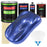 Indigo Blue Metallic - LOW VOC Urethane Basecoat with Clearcoat Auto Paint - Complete Medium Gallon Paint Kit - Professional Gloss Automotive Coating