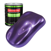 Plum Crazy Metallic - LOW VOC Urethane Basecoat Auto Paint - Gallon Paint Color Only - Professional High Gloss Automotive, Car, Truck Refinish Coating