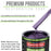 Plum Crazy Metallic - LOW VOC Urethane Basecoat with Premium Clearcoat Auto Paint - Complete Slow Gallon Paint Kit - Professional Automotive Coating