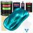 Teal Green Metallic - LOW VOC Urethane Basecoat with Clearcoat Auto Paint - Complete Medium Gallon Paint Kit - Professional Gloss Automotive Coating