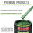 Emerald Green Metallic - LOW VOC Urethane Basecoat with Premium Clearcoat Auto Paint - Complete Medium Gallon Paint Kit - Pro Automotive Coating