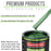 Emerald Green Metallic - LOW VOC Urethane Basecoat with Clearcoat Auto Paint (Complete Medium Gallon Paint Kit) Professional Gloss Automotive Coating