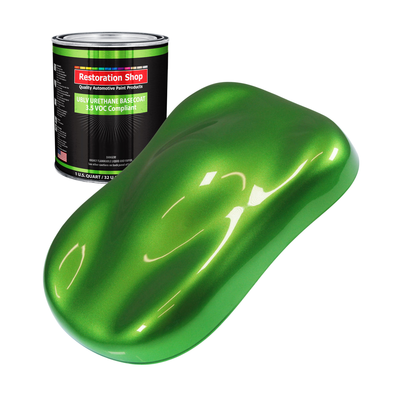 Urethane Basecoat Paint Low VOC - Synergy Green Metallic